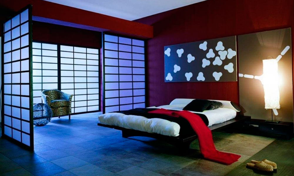 Типично японская спальня
