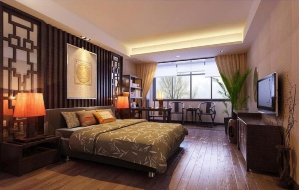 Китайский дизайн спальни