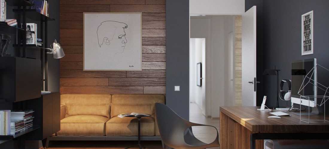 Дизайн кабинета в квартире и доме. 50 фото