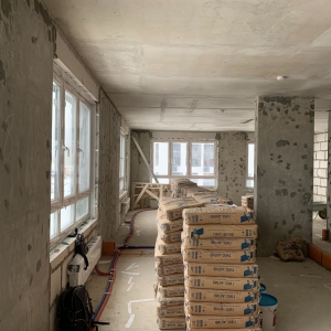 Ремонт четырехкомнатной квартиры в ЖК Переделкино ближнее процесс ремонта -  фото 2 Avalremont